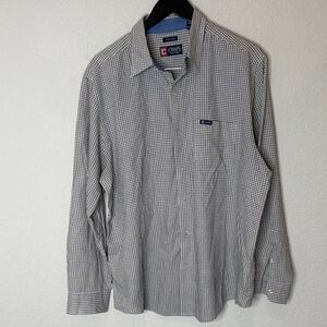 Bundle of 4Chaps Men's Gingham Shirt - Black and White XL